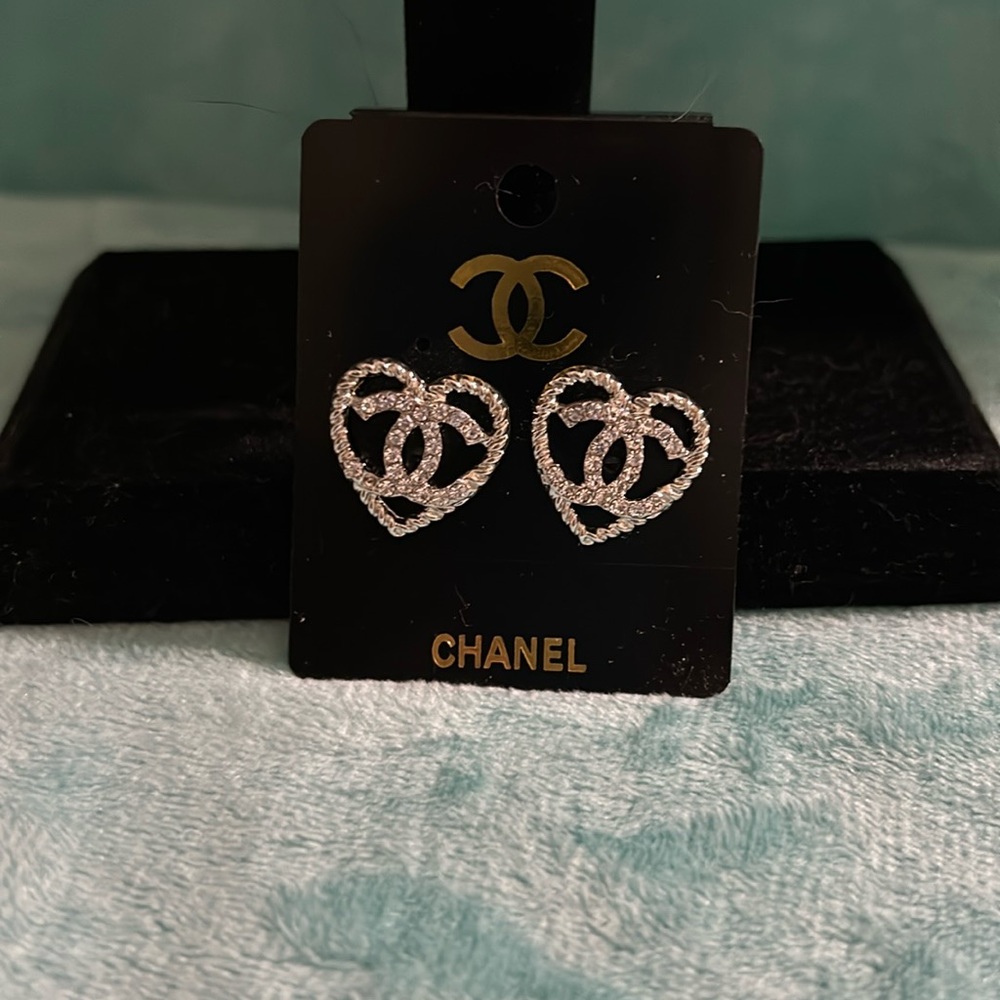 Replica Chanel Rhinestone Earrings